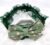 Cyan Polka Dot Bow Elastic Hairband Headband for Babies Kids Girls (Pack of 1 pc)