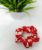 Red Polka Dot Satin Silk Scrunchie Hair Ponytail for Kids Girls and Women (Pack of 1 pc)