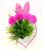 Magenta Pom Pom Rabbit Bunny Ear Hairband Headband for Women and Girls (Pack of 1 pc)