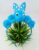 Blue Pom Pom Rabbit Ear & Eye Hairband Headband for Women and Girls (Pack of 1 pc)