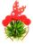 Red Pom Pom Rabbit Ear & Eye Hairband Headband for Women and Girls (Pack of 1 pc)