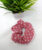 Pink Polka Dot Zip Pocket Scrunchie Hair Ponytail Holder for Kids Girls and Women (Pack of 1 pc)