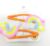 2 pcs Orange Rainbow Hair Clip For Girls, Kids And Toddlers (Orange)- Pack of 2 Pcs