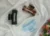 Sky Blue, Black, and Brown Large Size Rectangle Shape Clutchers/Hair Claw Clips for women and girls (Pack of 3 pcs)