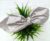 Grey Satin Knotted Bow Hairband Headband for Women and Girls (Pack of 1 pc)