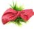 Red Satin Knotted Bow Hairband Headband for Women and Girls (Pack of 1 pc)