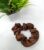 Chocolate Satin Silk Scrunchies Hair Ponytail Holder for Kids Girls and Women (Pack of 1 pc)