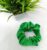 Green Satin Silk Scrunchies Hair Ponytail Holder for Kids Girls and Women (Pack of 1 pc)
