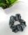 Dark Grey Satin Silk Scrunchies Hair Ponytail Holder for Kids Girls and Women (Pack of 1 pc)