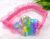 Pink Sequin Flower Elastic Hairband Headband for Babies Kids Girls (Pack of 1 pc)