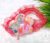 Hot Pink Sequin Flower Elastic Hairband Headband for Babies Kids Girls (Pack of 1 pc)