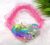 Pink Sequin Heart Elastic Hairband Headband for Babies Kids Girls (Pack of 1 pc)