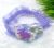 Lavender Sequin Heart Elastic Hairband Headband for Babies Kids Girls (Pack of 1 pc)