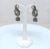 Silver Peacock Shaped Metal Earrings Jhumka For Women and Girls