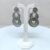 Silver Round Metal Dangle & Drop Earrings For Women and Girls