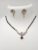 Bird Pattern Necklace Set with Earrings for Women