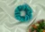 Sky Blue Handmade Knitted and Crochet Scrunchie hair tie for women and girls (Pack of 1)