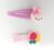 2 pcs Light Magenta Teddy Hair Clips For Girls, Kids And Toddlers (Light Magenta)- Pack of 2 Pcs