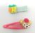 2 pcs Rose Pink Teddy Hair Clips For Girls, Kids And Toddlers (Rose Pink)- Pack of 2 Pcs