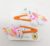 2 pcs Orange Unicorn Charm Hair Clips For Girls, Kids And Toddlers (Orange)- Pack of 2 Pcs