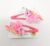 2 pcs Rose Pink Unicorn Charm Hair Clips For Girls, Kids And Toddlers (Rose Pink)- Pack of 2 Pcs