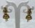 Maroon Woman Figure Gold Plated Studded Earrings For Women and Girls