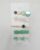 Korean Style Heart and Rectangle Pearl Bead Barrettes Women’s Hairpin Hair Accessories (Pack of 1 Card)