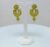 Yellow Flower Metal Dangle Earring Drops & Danglers Jhumka Earrings for Women and Girls