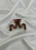 Brown Zig Zag Clutchers/Hair Claw Clips for women and girls (Pack of 1 pc)
